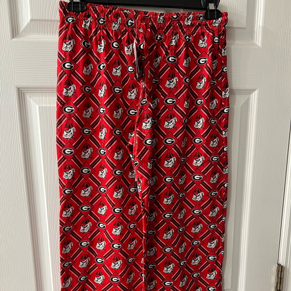 Georgia Bulldogs Red Pajama Pants XLG New with Tags